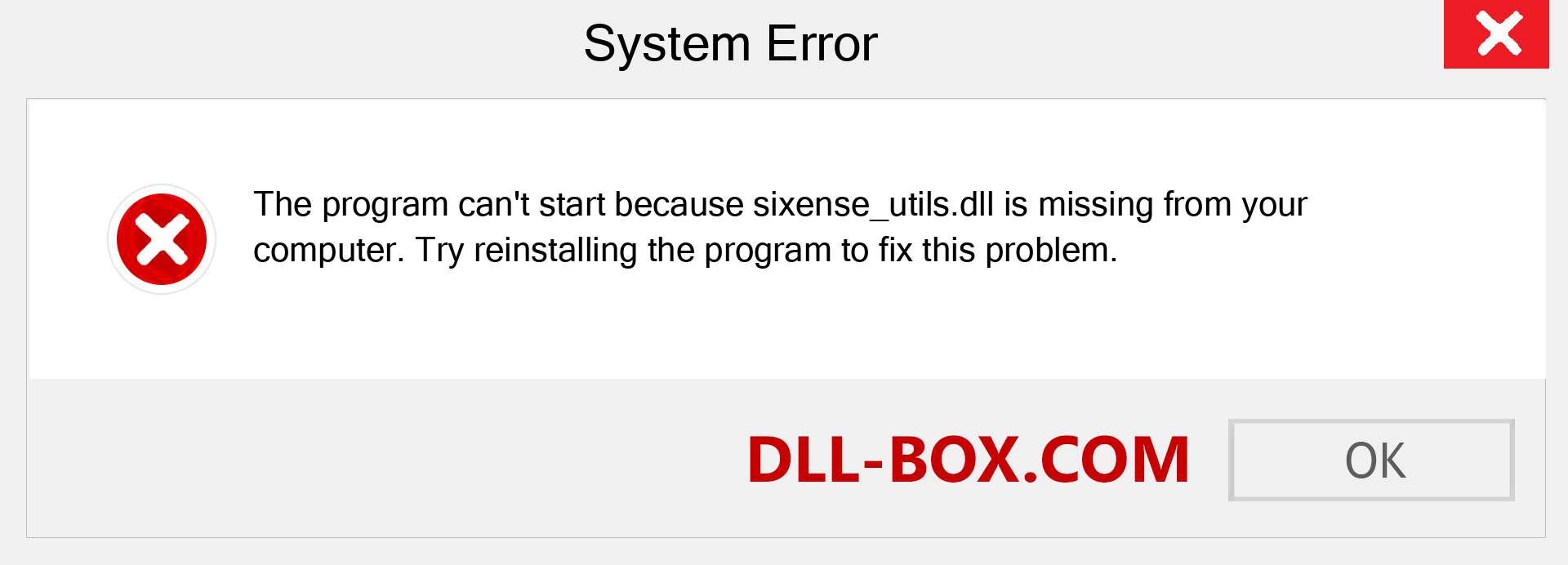  sixense_utils.dll file is missing?. Download for Windows 7, 8, 10 - Fix  sixense_utils dll Missing Error on Windows, photos, images